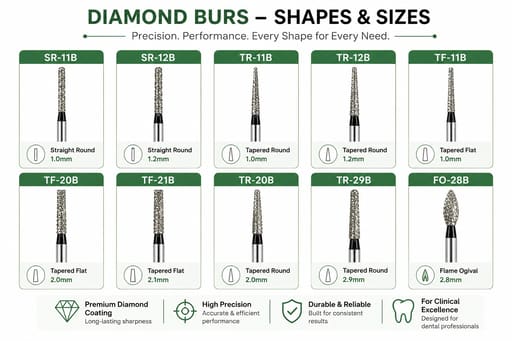 NewDiamond Zirconia Cutting FG Airotor Bur Kit - Pack of 10