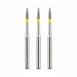 NewDiamond Flame Ogival Diamond Bur FO-40EF (Pack Of 3)