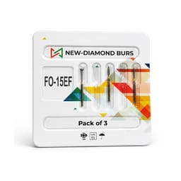NewDiamond Flame Ogival FG Diamond Bur FO-15EF (Pack Of 3)