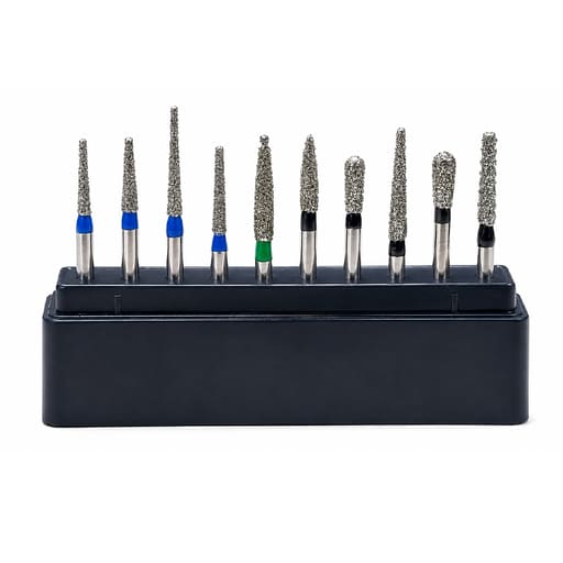 NewDiamond Gingival Bevel FG Airotor Bur Kit - Pack of 10 Burs (FG-111)