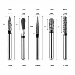 NewDiamond Gingival Bevel FG Airotor Bur Kit - Pack of 10 Burs (FG-111) - 5
