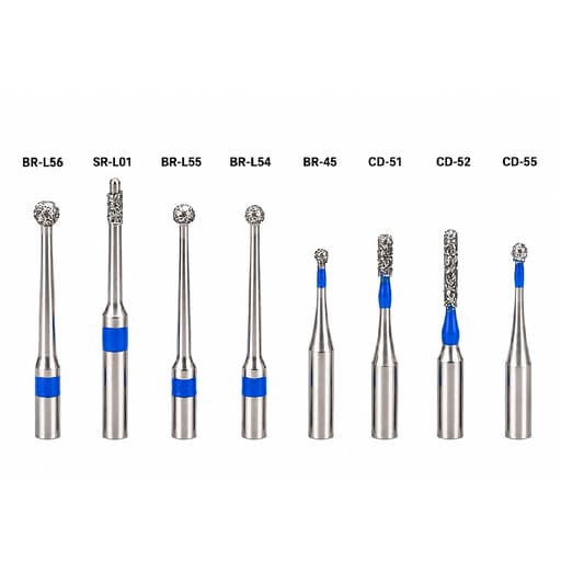 NewDiamond Minimally Invasive Cavity Preparation Coarse FG Airotor Bur Kit - Pack of 8 Burs (FG-115)