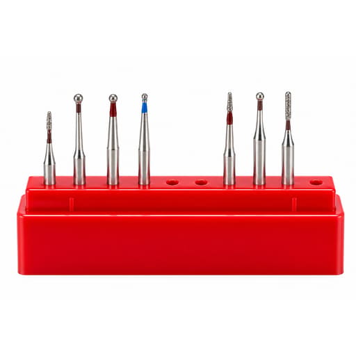 NewDiamond Minimally Invasive Cavity Preparation Fine FG Airotor Bur Kit - Pack of 7 Burs (FG-116)