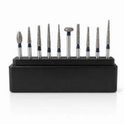 NewDiamond Porcelain Preparation & Repair FG Airotor Bur Kit - Pack of 10 Burs (FG-109) - 3