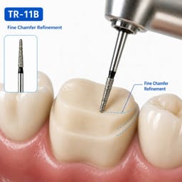 NewDiamond Porcelain Preparation & Repair FG Airotor Bur Kit - Pack of 10 Burs (FG-109) - 12