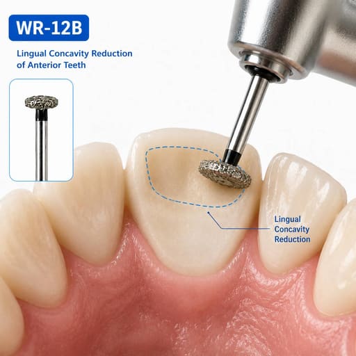 NewDiamond Porcelain Preparation & Repair FG Airotor Bur Kit - Pack of 10 Burs (FG-109)
