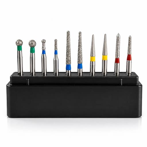 NewDiamond Preparation & Repair FG Airotor Bur Kit - Pack of 10 Burs (FG-110)
