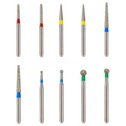 NewDiamond Preparation & Repair FG Airotor Bur Kit - Pack of 10 Burs (FG-110) - 1