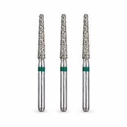 NewDiamond Tapered Round FG Diamond Bur TR-S21C (Pack Of 3)