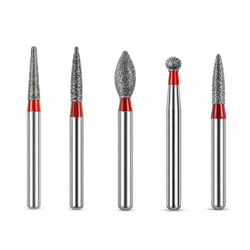 NewDiamond Zirconia Finishing FG Airotor Bur Kit - Pack of 5 Burs