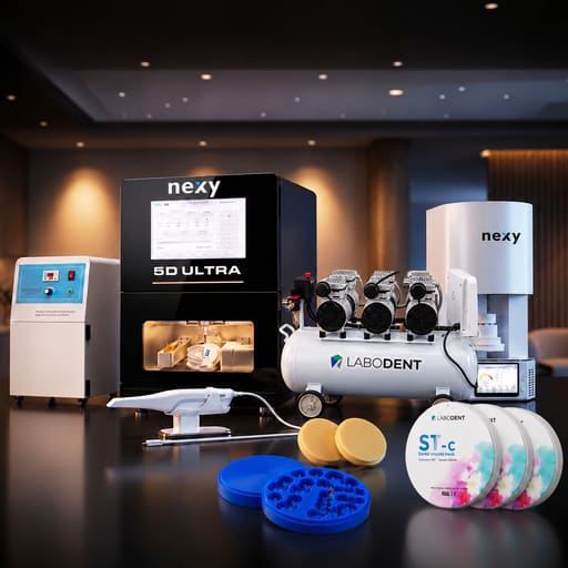 Nexy 5D Ultra CAD/CAM Milling Machine - Combo Offer