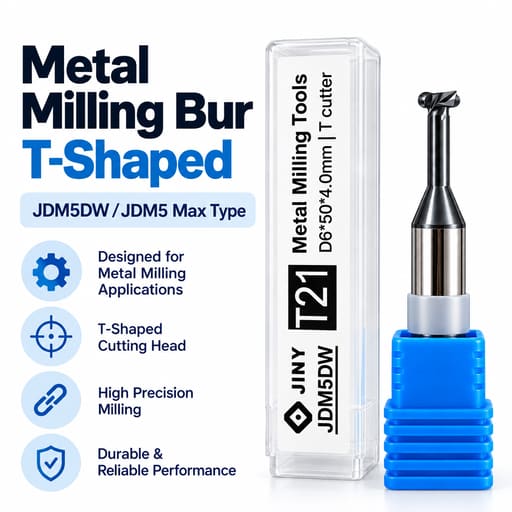 Nexy Metal Milling Bur - T Shaped (JDM5DW/JDM5 MAX Type)
