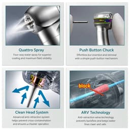 NSK FX Plus With ARV Airotor Handpiece Standard Head (FXP-SU-B2) - 7