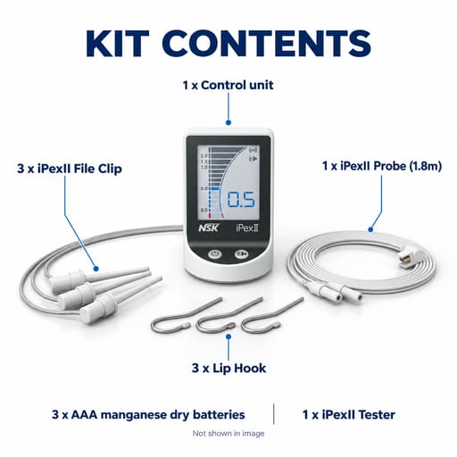 NSK iPex II Apex Locator Complete Set (Y1002208)
