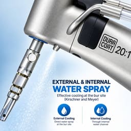 NSK Ti-Max X-SG20L 20:1 Fiber Optic Implant Handpiece (C1003) - 3