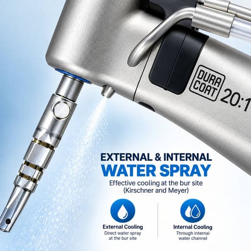 NSK Ti-Max X-SG20L 20:1 Fiber Optic Implant Handpiece (C1003)