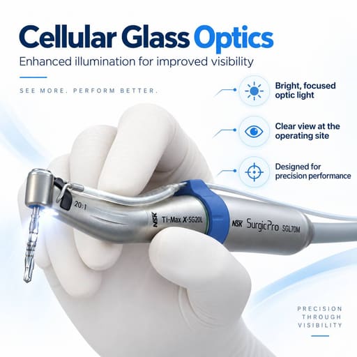 NSK Ti-Max X-SG20L 20:1 Fiber Optic Implant Handpiece (C1003)