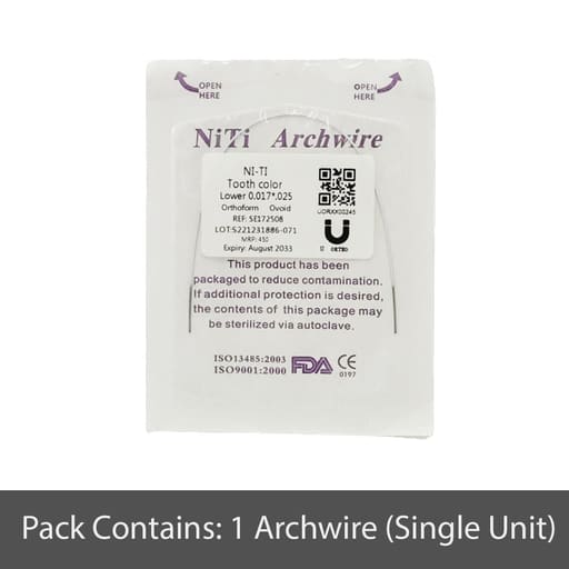 U ortho Niti Tooth Color Wire-Rectangular (Pack of 1)