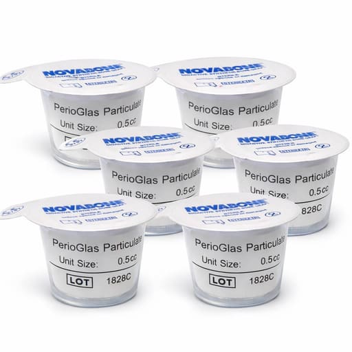 NovaBone Perioglas Bioactive Glass (6 x 0.5cc)