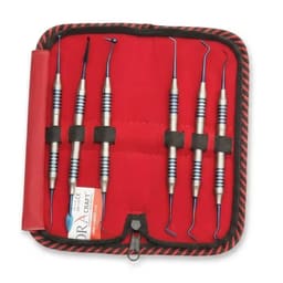 Oracraft Composite Instrument Blue Titanium Set Of 6 In Pouch - CIBS6 - 1