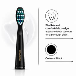 Oracura SB200 Sonic Lite Electric Toothbrush Heads (Pack of 3) - 4