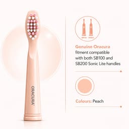 Oracura SB200 Sonic Lite Electric Toothbrush Heads (Pack of 3) - 5