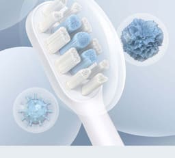 Oracura SB300 Sonic Smart Electric Rechargeable Toothbrush Head Refills (Pack of 3) - 10