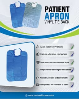 Oro Dental Vinyl Pateint Apron - 6