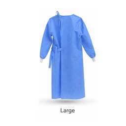 Oro Tie-Back Protective Gowns - Large (Pack of 10 pcs)