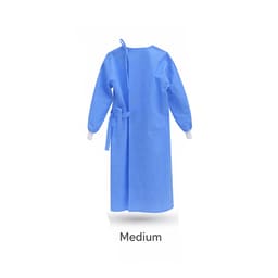 Oro Tie-Back Protective Gowns - Medium (Pack of 10 pcs)