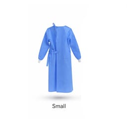 Oro Tie-Back Protective Gowns - Small (Pack of 10 pcs)