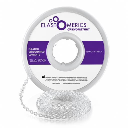 OrthoMetric E-Chain 15 Ft - Medium Silver - (60.05.6118)