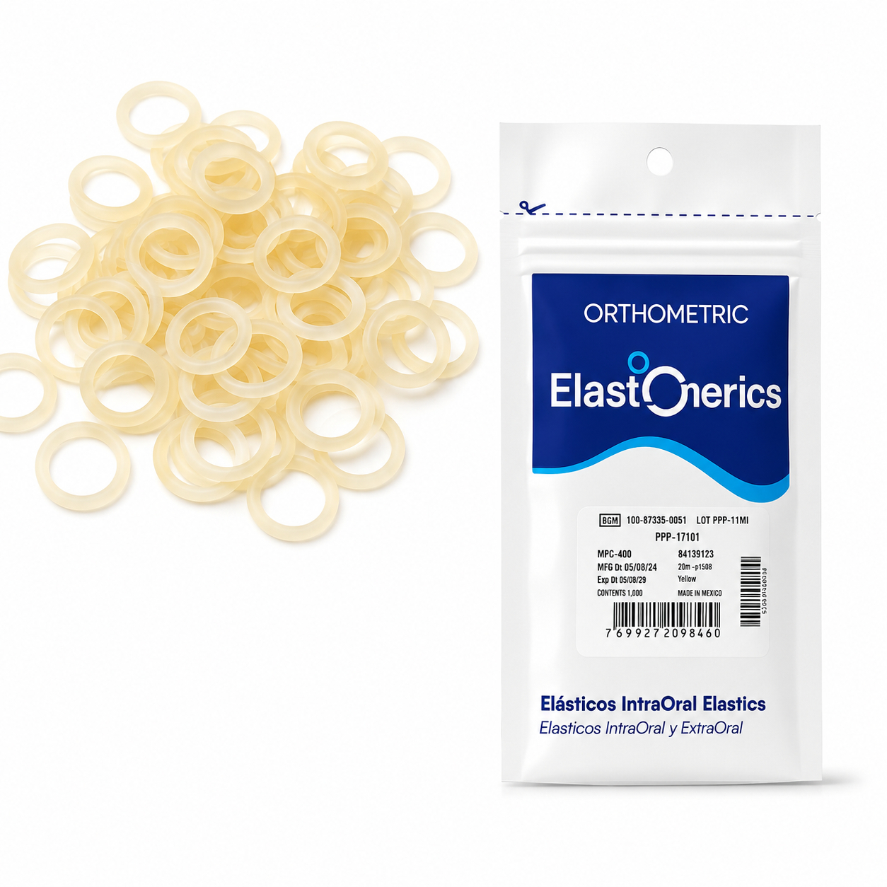 OrthoMetric Elastomerics Extraoral Latex Elastic - Heavy 1/2 (60.01.3103)