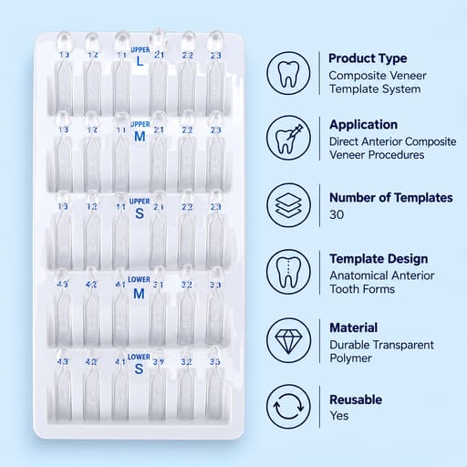 Ortist Anterior Composite Veneer Template System