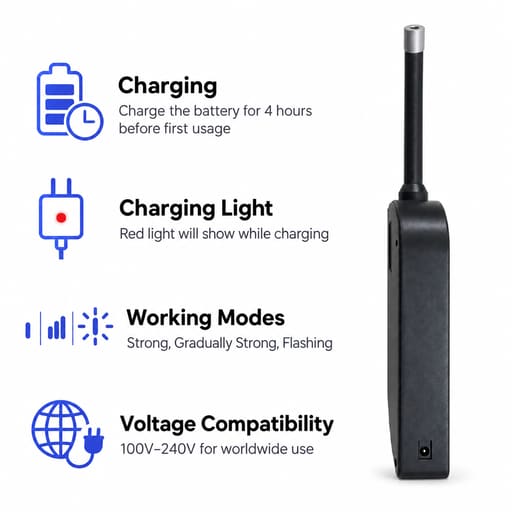Ortist Smart-LED Curing Light 1500mW - Black