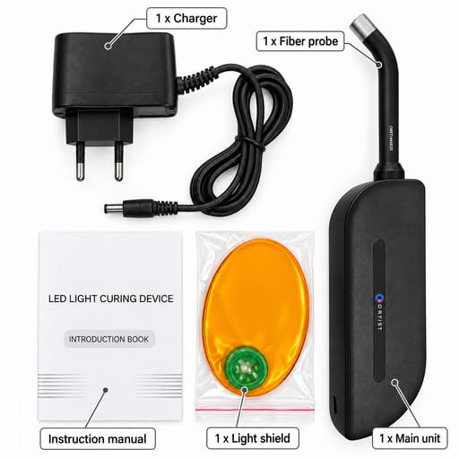 Ortist Smart-LED Curing Light 1500mW - Black