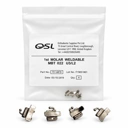 OSL 1st Molar Weldable Buccal Tubes MBT 0.022 (Pack Of 4)