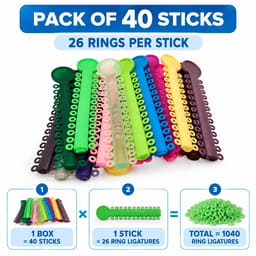 OSL Orthodontic Ligature Ties (Pack Of 1000) - 2