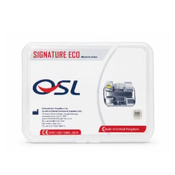 OSL Signature Eco Metal Orthodontic Bracket Kit - MBT0.018