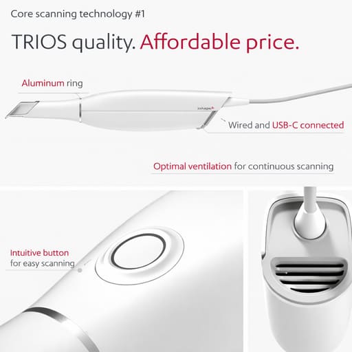 3Shape Trios Core Intraoral Scanner