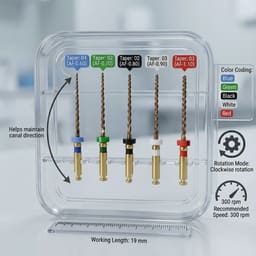 Waldent Path Drills For EndoResQ File Retrieval System (Pack Of 5)