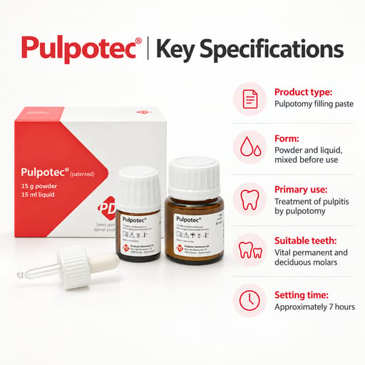 Pd Pulpotec (15 Gm Powder + 15 Ml Liquid) 