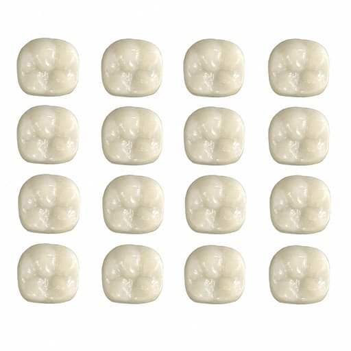 Pedo Crown Permanent 1st Molar Full Kit - Upper & Lower (16 Crowns)