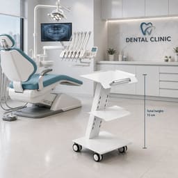 Permadent Single Pillar Mobile Dental Trolley (YL-20-1) - 6
