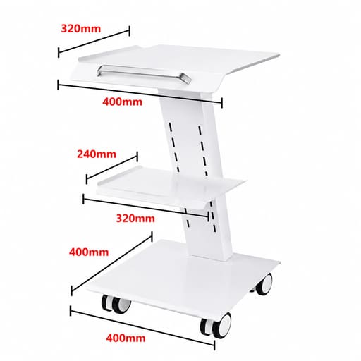 Permadent Single Pillar Mobile Dental Trolley (YL-20-1)