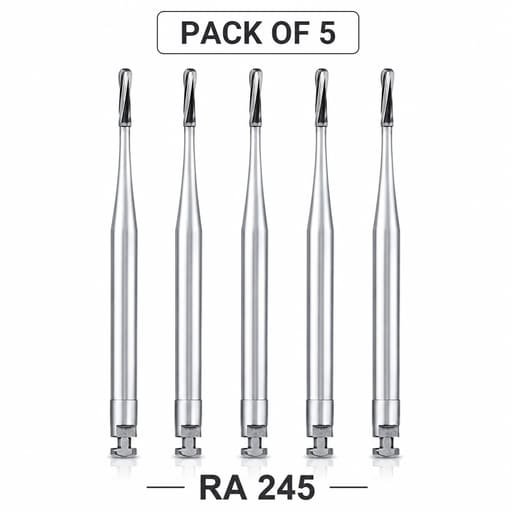 Pivo Amalgam Preparation Carbide Contra-angle Burs - RA (Pack Of 5)