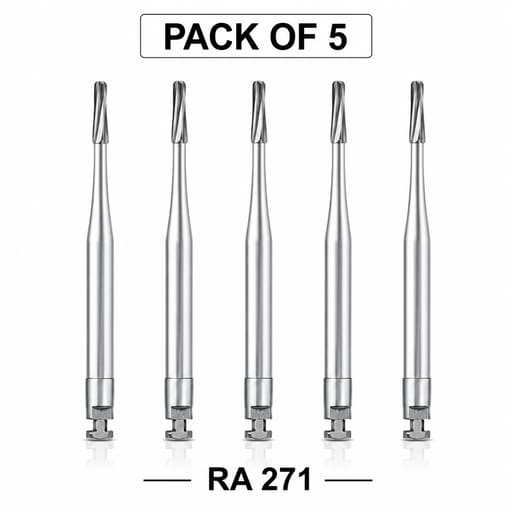 Pivo Amalgam Preparation Carbide Contra-angle Burs - RA (Pack Of 5)