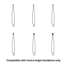 Pivo Single Inverted Cone Contra-angle Diamond Burs CA - SI (Pack Of 5)