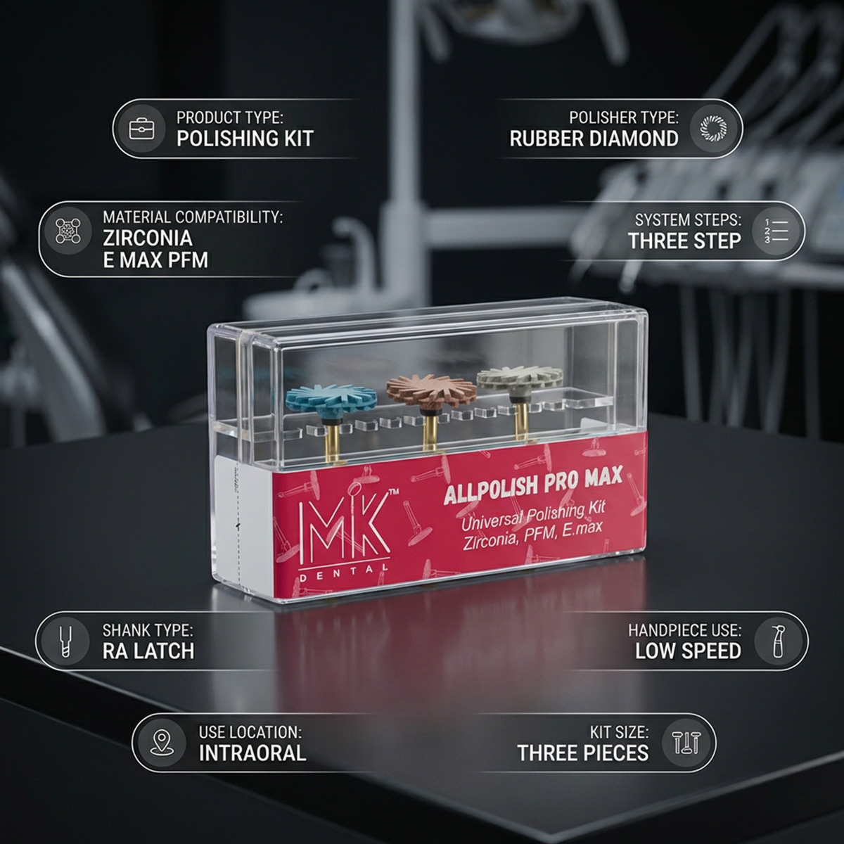 MIK AllPolish Pro Max Universal Intraoral Polishing Kit