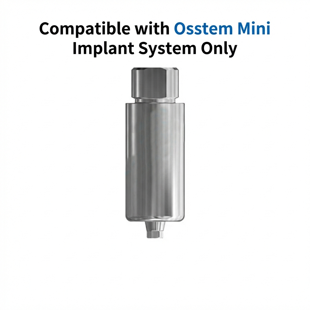 Dentaltech Premill Abutment Blank Mini - Osstem Mini Implant Compatible (OSSM)
